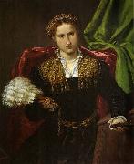 Portrat der Laura da Pola, Gemahlin des Febo da Brescia., Lorenzo Lotto